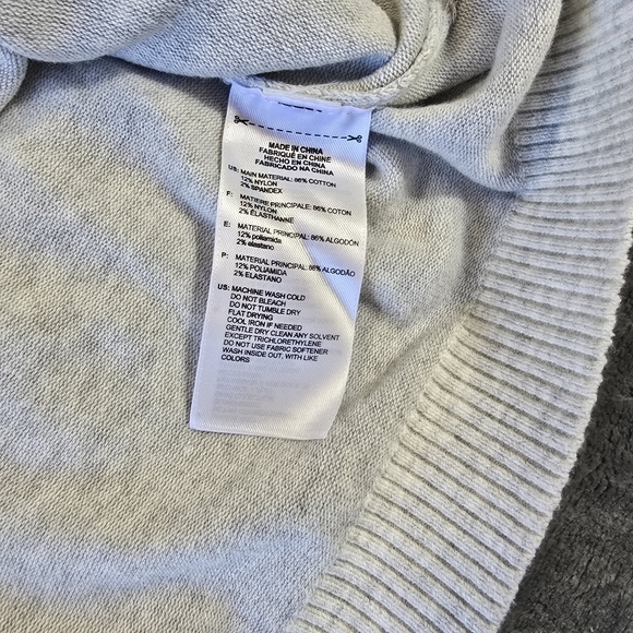 Adidas Golf 3 Stripe Sweatshirt Pullover Sweater Size XL Gray - Picture 6 of 10